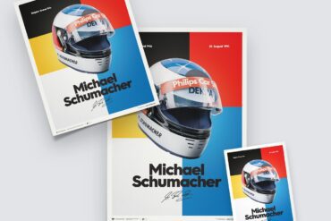 Michael Schumacher Keep Fighting Poster