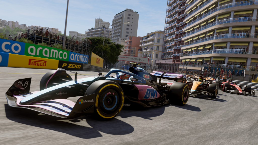 Alpine Monaco racing video game motorsports f1