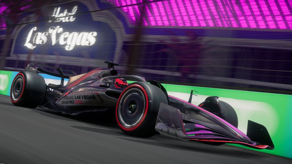 Las Vegas F1 racing motorsports video game