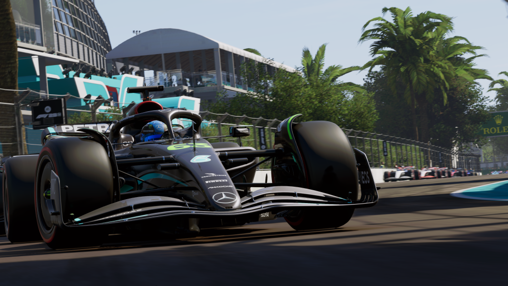 Mercedes F1 Lewis Hamilton video game racing